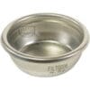 The Torre FILT0006 2-cup filter basket is a stainless steel espresso portafilter basket with fine mesh, designed to hold 14–16g of ground coffee for your espresso machine. © 2025 1st-line.com