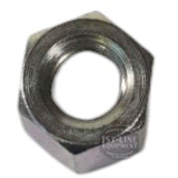 A close-up of the Lelit CD624 Boiler Fixing Spacer, a metallic hexagonal nut with a central threaded hole, displayed against a white background. © 2025 1st-line.com