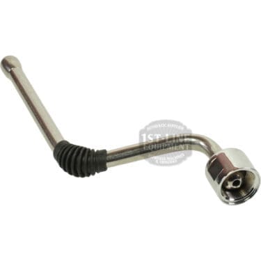 The Elektra 06319039 Steam Valve Wand Assembly features a metal steam wand with a threaded connector and black rubber grip, designed for frothing milk in compatible espresso machines. © 2025 1st-line.com
