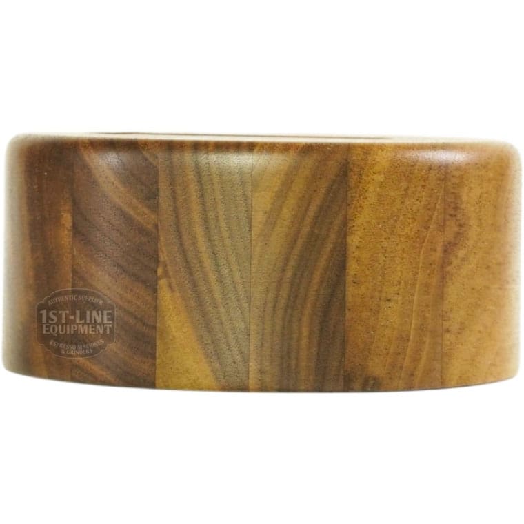 The Rocket M099906743 Epica Grouphead Wood Cover features a smooth, polished wooden surface with natural grain and a subtle 1st-Line Equipment logo on the side. © 2025 1st-line.com