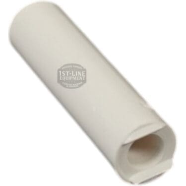 A Bunn 24694.0000 Metering Jet .068 Orifice, a white cylindrical plastic tube with a hollow center and slightly angled end, is shown on a white background. © 2025 1st-line.com