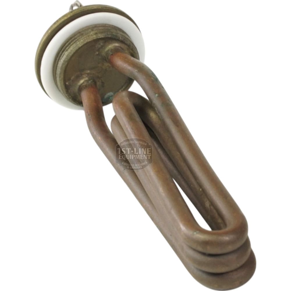 The Heating Element 110V 1800W features a white circular base with two looped rods and is commonly used in appliances such as water heaters and espresso machines. © 2025 1st-line.com