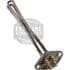 The Nuova Ricambi 700778/S 220V 3700W heating element features a long tubular design, triangular base plate, and three terminals; ideal for espresso machines and appliances needing water heating. Compatible with Nuova Ricambi models.