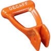 The Bunn 07101.0000 is an orange faucet handle labeled DECAFF, designed to attach to portafilters or as a faucet handle to indicate decaffeinated coffee. Pin not included. © 2025 1st-line.com