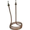 The Chromalox 208V 4500W Heating Element features two vertical rods and a base coiled heating element, designed for efficient water heating in containers. © 2025 1st-line.com
