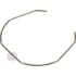 The Nuova Ricambi 612142 Stainless Steel Filter Locking Spring, 1.2mm in diameter, is a thin, bent wire shaped into an irregular open circle with both ends angled outward. © 2025 1st-line.com
