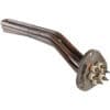 The Heating Element P76 220V 4000W for 2-3 Group Pavoni features three bent rods on a circular base, with four electrical connectors and included nuts and washers. Compatible replacement for Pavoni machines.