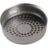 The 1st-line E61 Competition Shower Screen is ideal for optimal espresso extraction&mdash;pair it with a round, metal portafilter basket featuring multiple small holes and the 1st-Line Equipment logo printed inside.