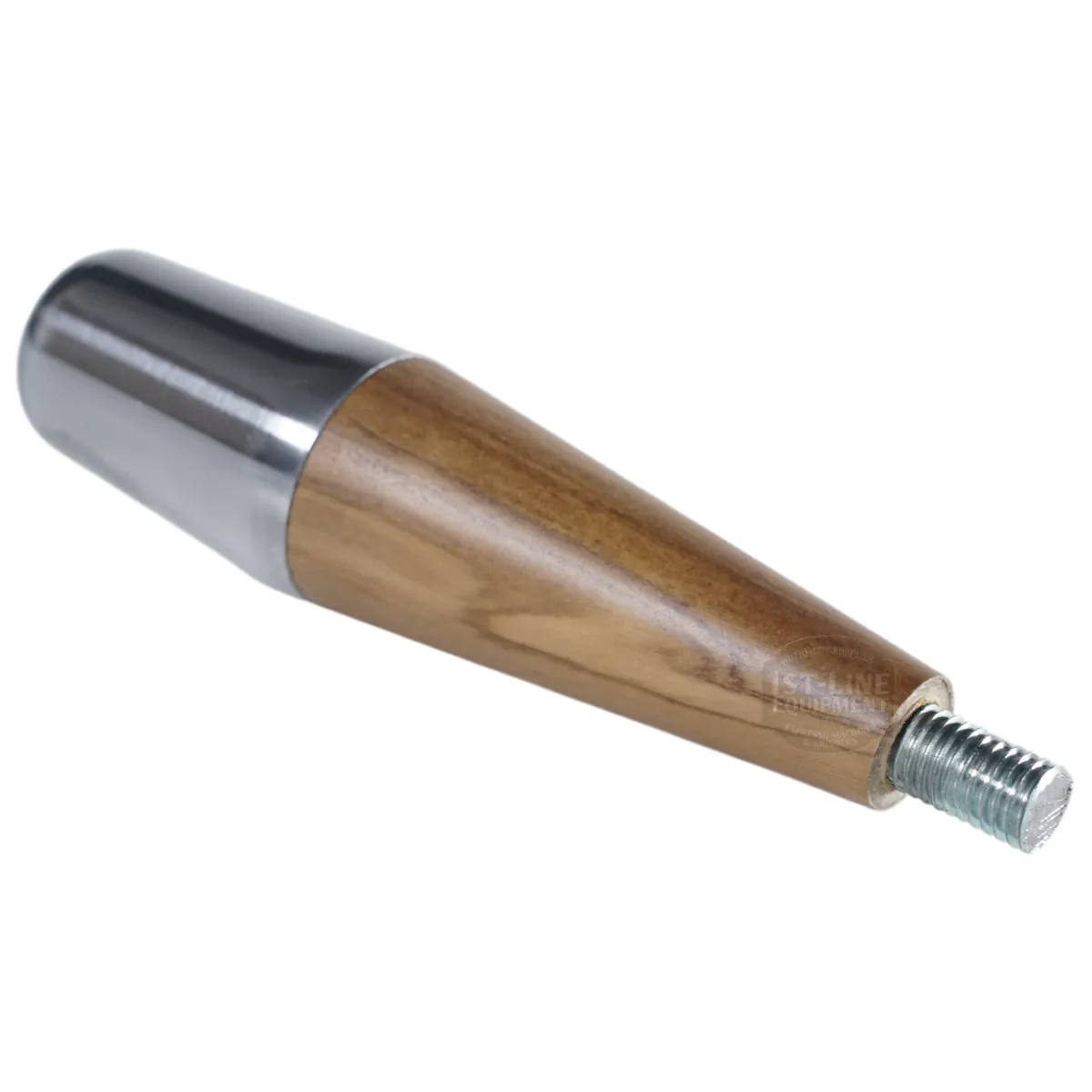 The ACS Vostok Handle/Knob Walnut Wood Kit features a conical walnut wood design with a metal tip and includes a threaded metal bolt for easy attachment.