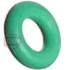 A close-up of an ACS VOS0148 Viton O-Ring gasket in green, with a partially visible logo watermark on the left side of the image.