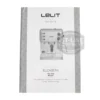 Front cover of the Lelit 7800034 Elizabeth PL92T User Manual, showing a black-and-white espresso machine illustration, the Lelit logo, and the title "Elizabeth Vip line PL92T" with descriptive text underneath.