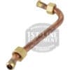 The Elektra 02745011 Central Group Upper Pipe for Belle Epoque 3 Group is a bent copper pipe with brass fittings, displayed over a faint 1st-Line Equipment watermark.