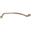 The Elektra 02748011 Central Group Lower Pipe Belle Epoque 3 Group is a curved copper pipe with hexagonal brass fittings for fluid transfer in plumbing or Belle Epoque 3 Group espresso machines.