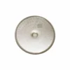 The Bellezza 14.01899 Bellona Rounded Shower Dispersion Screen is a fine mesh metal screen with a central hole, viewed from above, and is commonly used in Bellezza coffee or espresso machines.