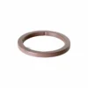 Displayed on a white background, the Bellezza 87.05069 Bellona Portafilter Gasket is a round, flat, brown plastic ring with a smooth surface.
