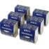 Six Faema In-Tank Brita Water Filter Cartridge NS9FQ9999999A boxes, in dark blue with white text and branding, are arranged in two rows. The set is sold as a 6 pack and features Faema’s logo and product details on the front.