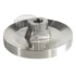 The Fiorenzato 400000072 55mm Tamping Disc features a threaded center hole and smooth circular base, shown on a white background with the faint 1st-line Equipment logo. Perfect for Fiorenzato espresso setups.