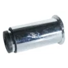 A close-up of the Adjustable Foot M10x11 Screw, a metal 35mm canister with black plastic ends, is set against a white background, highlighting its industrial design.